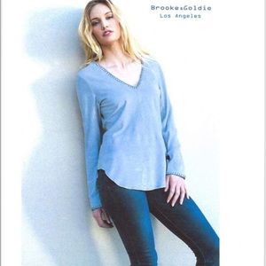 Brooke & Goldie light grey Blause size L